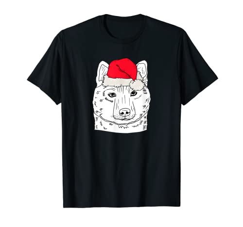 Shiba Inu Christmas Funny Birthday Dog Lover Gifts Maglietta