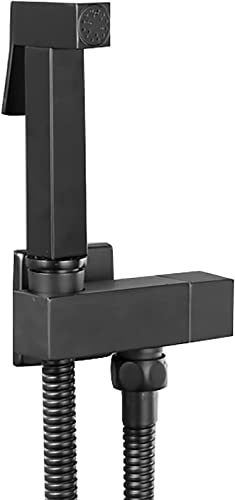 Bidé de mano de latón negro para inodoro con acabado premium mate 6