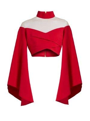 Plain red crop top Clearance