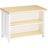 Miniature Dollhouse Kitchen Island, 1/12 Scale Wood Dining Table with Storage...