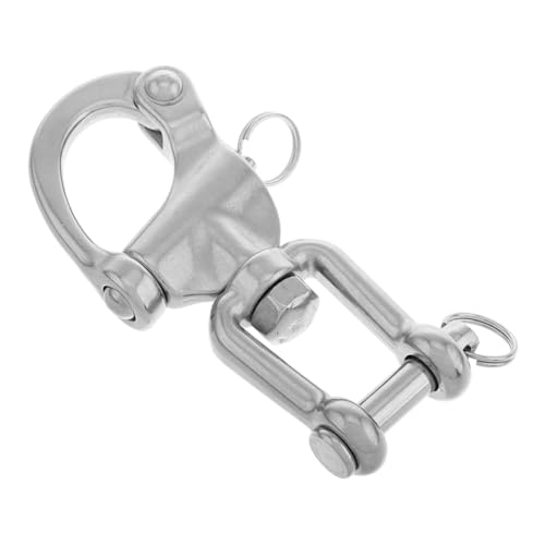 VICASKY Gancio Girevole Sgancio Rapido Inossidabile Moschettone Heavy Duty per Industriale e Marino Clip Versatile e Sicura con Fissaggio