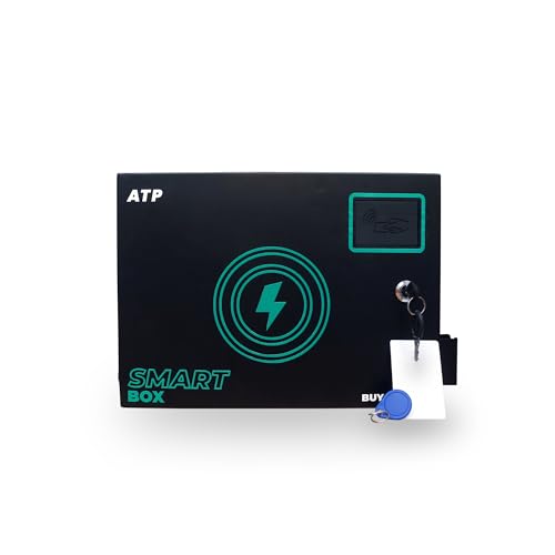 Image of Anantkaal ATP SMART SAFETYBOX for Electric Vehicle Charging Point in Residential & Commercial Use with 16 Amp Socket, RFID Card, AutoCut Feature, Lock and Key For Charger Safety Box,Smart Charging Box