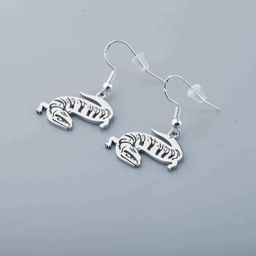 OKEYCH B-lue Tongue Skink Lover Gift Blue Tongue Skink Earrings B-lue Ton-gue Sk-ink Owner Jewelry4