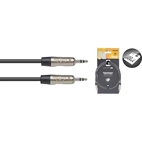 Stagg NAC2MPSR 2m Mini Stereo Jack Cable Cover