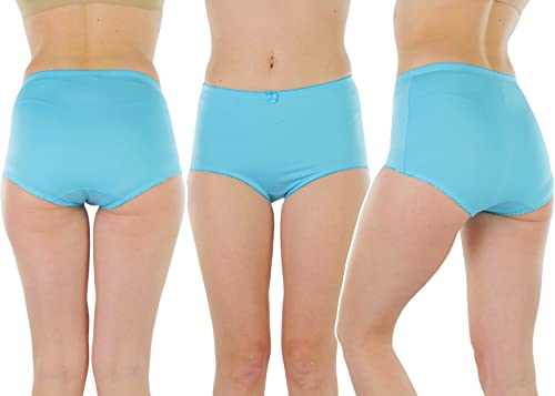 Image of ToBeInStyle Women's Pack of 6 High-Waisted Girdle Brief Tummy Support Everyday Panties