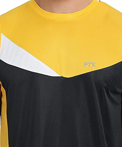 Image of FTX Men's Dri-Fit Round Neck T-Shirt - Charcoal, Gold, Black (709 7-709 8-709 12)