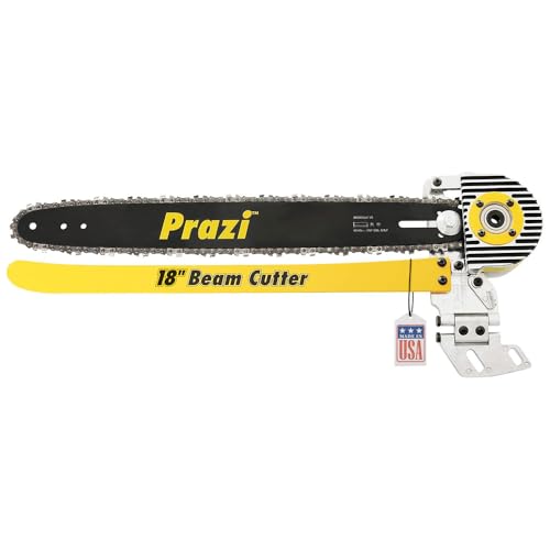 Prazi 18" Beam Cutter Attachment for Circular Saws – For 7-1/4"-8-1/2" WormDrive Saws – American Owned Company – Increase Cut Depth from 2-1/2” to 18”