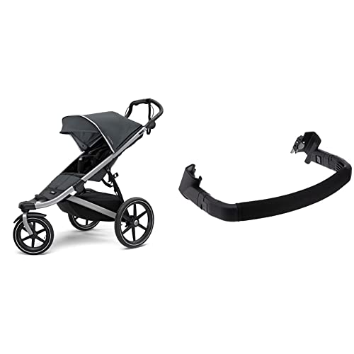 Thule Urban Glide 2.0 Jogging Stroller (Dark Shadow) w/ Bumper Bar
