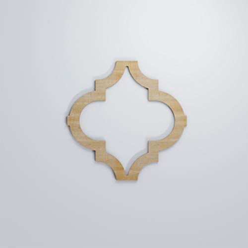 Image of Ekena Millwork WALW16X16X0375MRKHI Marrakesh 3 /8 inchT Decorative Fretwork Wall Panels, 15 3 /8 inchW X 15 3 /8 inchH, Hickory