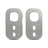 Front Recovery Points Fit for 2024-2025 Toyota Land Cruiser/Toyota Tacoma/Lexus GX550, Heavy Duty Steel Front Tow Hooks Recovery Points Hooks, Bolt-on Car (2PCS)