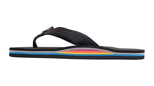 Image of Rainbow Sandals Men's Single Layer Soft Top 1 inch EVA Rubber Filled Nylon Strap
