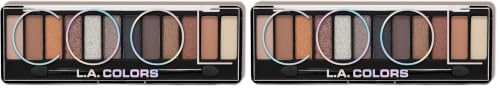 L.A. COLORS Color Vibe Eyeshadow, CES791 Cool CES791TAG (Pack of 2)