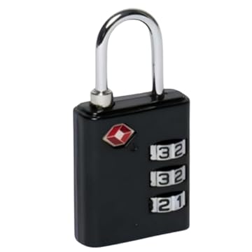 Cadeado De Segredo Código Tsa Personal Executive Haste Flexível Mala Mochila (Padrão)