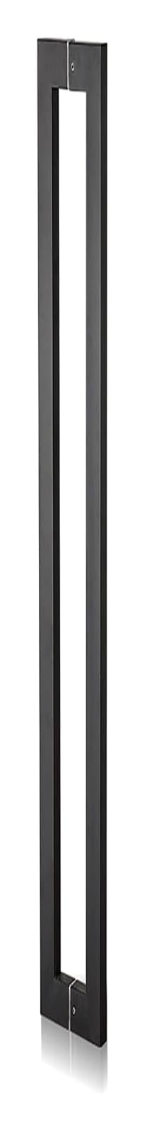 CWCQGH Push Pull Door Handle, Sliding Barn Door Handles, Glass Shower Push Pull Door Handle,Matt Black-80cm(2.6ft)
