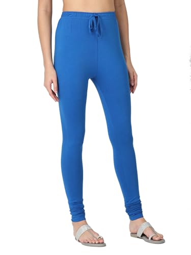 Image of Robinbosky Cotton Churidhar Leggings for Women - Stylish, Stretchable & Flattering Fit for All-Day Comfort