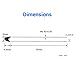 10Pcs MF52 NTC Thermistor, 5K-B3950-L30 Negative Temperature Coefficient Thermistors Resistor Black Head Temperature Sensors