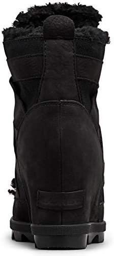 Sorel Women's Joan of Arctic Wedge Boots, Black, 10 Medium US | Image 2