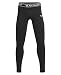 Baleaf Youth Boys' Compression Thermal Baselayer Tights Fleece Leggings Black Size S