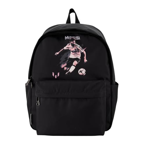 Women's Lifestyle Backpack, Bookbag with Pockets & Adjustable Straps, Black, One Size
