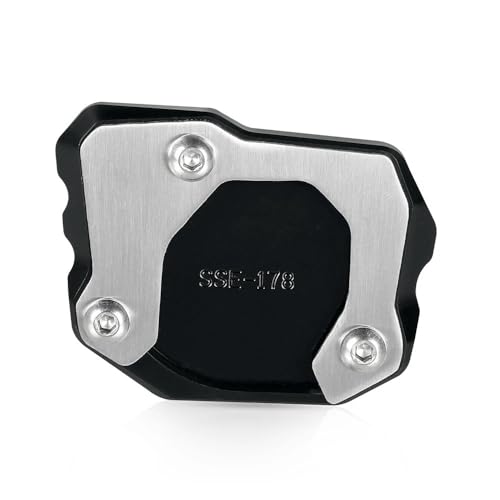Agrandisseur béquille latérale BMW F700GS 2012-2025, plaque support de protection moto black