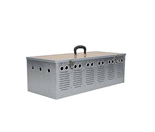 Hemel Caisse de transport en aluminium pour pigeons ou petits rongeurs