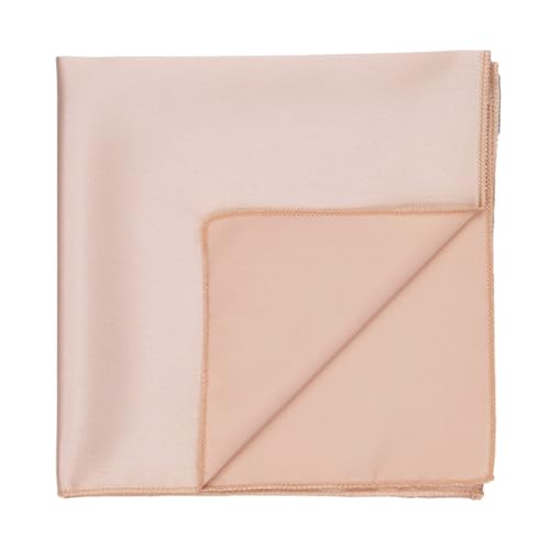 Image of tiemart Solid Color Pocket Squares for Men | For Suits, Perfect for Wedding Parties, 12 x 12 inch / 30 x 30 cm