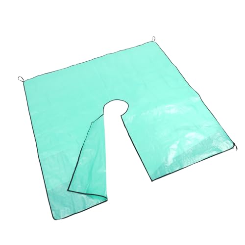 Bâche paysagère imperméable bâche de jardin en PP anti-déchirure avec ouverture centrale 30 cm