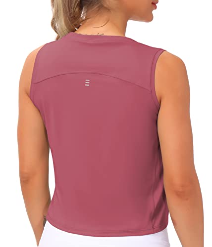 THE GYM PEOPLE Women's Workout Tops in Ice Silk Quick Dry Sleeveless