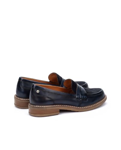 Image of PIKOLINOS Aldaya W8J-3541 Women's Loafers - Premium Calfskin Leather Slip-On - Lightweight Comfort, Removable Insole, Medium & Wide Width Ergonomic Everyday Support