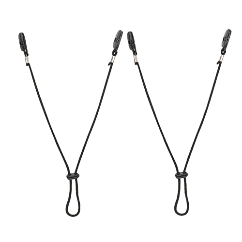 FRCOLOR 2Pcs Adjustable Windproof Hat Clips for Travel Hat Strap Retainers Lost Clips for Outdoor Sports Comfortable Design for Golfing Fishing and Hiking