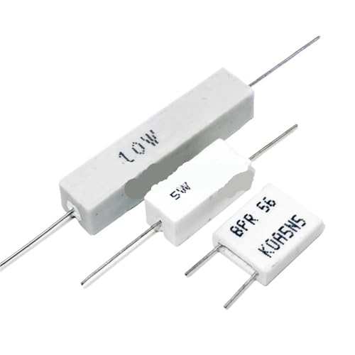 Résistance BPR56 0.1 ohm haute dissipation thermique en boîtier ciment isolé 5W