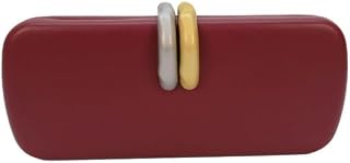 Kvinnor Elegant Banketter Pouch Hårda axelväskor Stor kapacitet | Lyxig Crossbody-väska i PU-läder med kedja Snygg clutch för handväskor och bröllopsfester