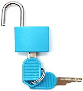 Suitcase Lock with Keys, Multicolor Small Padlock for Backpacks, Laptop Bags, Boxes, Storage Cabinets, 6 Pcs