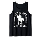 Peux Pas Y'Ai Cheval Ecutre Camiseta sin Mangas
