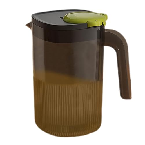 Jarra de agua – 2200 ml, resistente al calor, jarra de agua fría de gran capacidad con asa, tarro de bebidas, , hervidor de bebidas heladas, filtro integrado para zumo de limonada, café