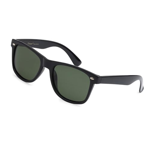 Image of PolarSpex Polarized Sunglasses for Men and Women | UV Protection, Durable Lightweight Frame, Retro Style, Felt Carrying Case, Clear Vision for Driving, Fishing & Everyday Wear.