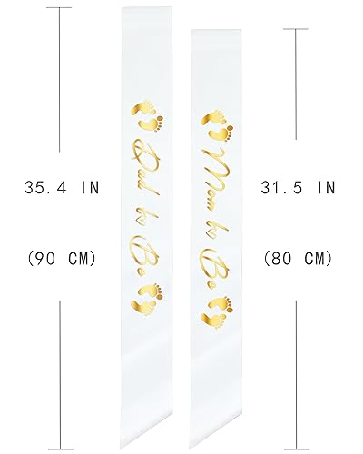 Tamouvkit MD00 2Pcs, Mom To Be & Dad To Be Sash Set thumb #2