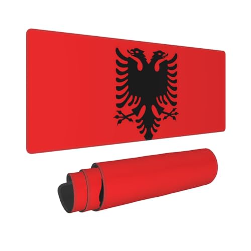 Tapis de bureau drapeau albanais idéal pour le télétravail - 2