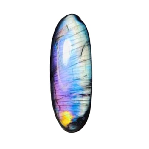 Labradorite arc-en-ciel ovale pour créer un pendentif bohème fait main