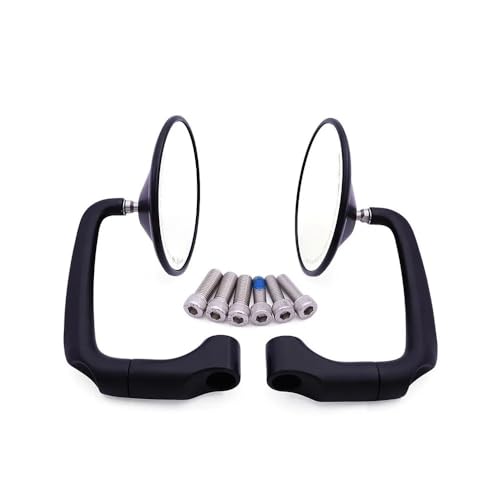 Rétroviseurs moto ronds CNC homologués E9 pour remplacer vos miroirs d'origine instables