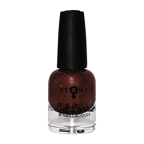 BRONX COLORS Urban Cosmetics NLGL16 Nail Lacquer Gel Look Red Wine (1 x 12 ml)