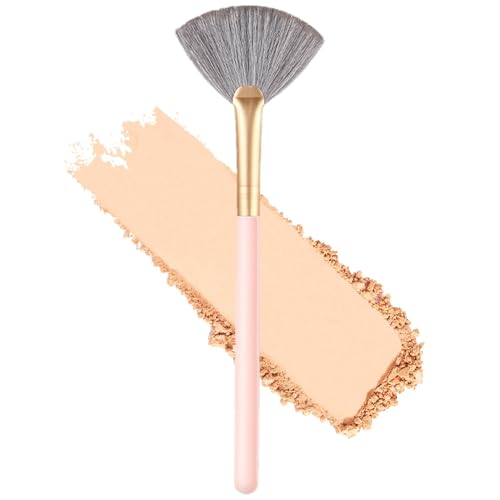 Pinceles de maquillaje con abanico, pinceles resaltadores, brochas de maquillaje para rubor, herramientas para esculpir mejillas, aplicaciones de maquillaje de precisión, cepillo de contorno de cerdas