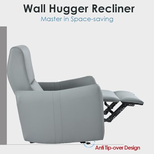 Sillón reclinable eléctrico azul para espacios pequeños miniatura 5