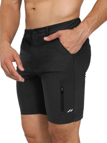 AhaAha Selected Men's Running Shorts Modern Chino Quick Dry Athletic Workout | Soft & Stretchy