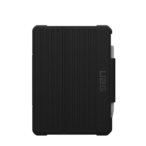 Image of Urban Armor Gear UAG Designed for iPad Air 11 inch Case (8th /7th /6th Gen, M5 /M4 /M2) (A3360, A3361, A3362) Metropolis Tact.Armr Folio Cover with Adjustable Kickstand & Pencil Holder - Black