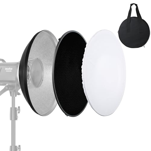 Plato de belleza Bowens Soonpho para fotografía de retratos en estudios pequeños