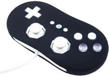 Silicone Skin Case for Nintendo Wii Classic Controller - Black