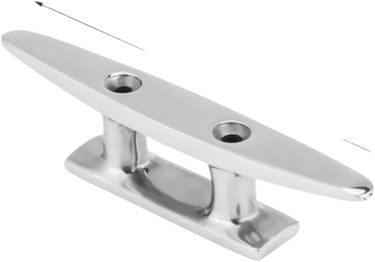4 Inch Foldable Boat Grab Handle with Hollow Base Cleat Compatible with Marine Yacht 316 Stainless Steel