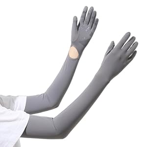 PALAY-Hand-Gloves-for-Sun-Protection-with-Arm-Sleeves-for-Women-Nylon-Ice-Silk-Sun-Protection-Gloves-Women-Cooling-UV-Hand-Cover-Arm-Sleeves-for-Bike-Riding-Anti-slip