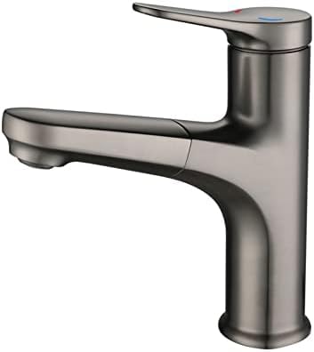 Mitigeur extractible en chrome pour réguler facilement l'eau chaude et froide